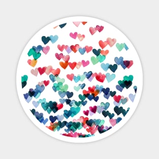 Heart Connections - Watercolor Painting Magnet